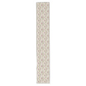 Damask Delight Bloemen Tafelloper Victoriaans Chic (Voorkant)