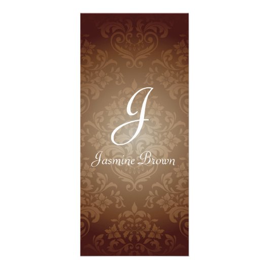 Damask Design Rack Kaart (Voorkant)