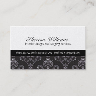Damask Designer Visitekaartje