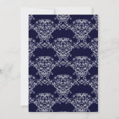 Damask Desire - faire-part de mariage (Dos)