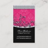 Damask Diva Cupcake Bakery Visitekaartje (Achterkant)