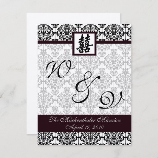 Damask dubbel geluk programma 1 (Voorkant / Achterkant)