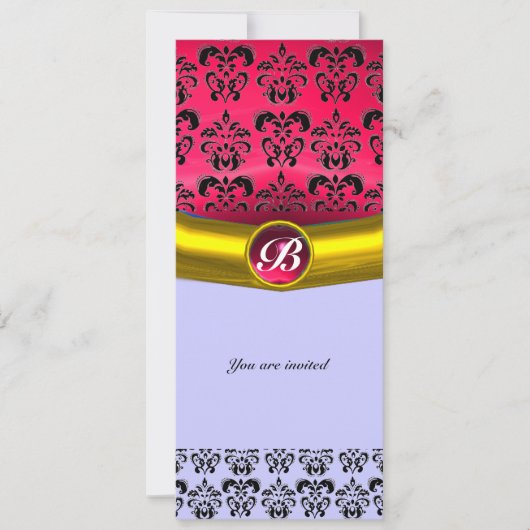 DAMASK EDELSTEEN MONOGRAAF KAART (Voorkant)