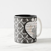 Damask Elegance bruiloft Mok (Voorkant rechts)