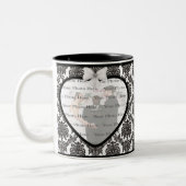Damask Elegance Mariage Mug (Gauche)