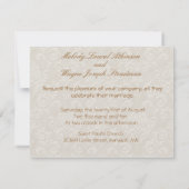 Damask Elegance Save The Date (Achterkant)