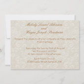 Damask Elegance Save The Date (Achterkant)