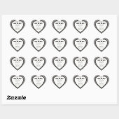 Damask Elegance Wedding Enregistrer Les Stickers D (Feuille)