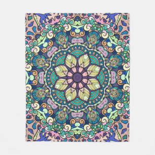  Damask: Elegant naadloos patroon Fleece Deken