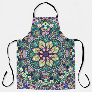  Damask: Elegant naadloos patroon Schort
