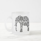 Damask Elephant Pattern Mok (Links)