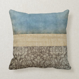 Damask en Burlap Pillow Kussen
