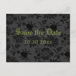 Damask en Green Save the Date Briefkaart