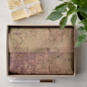 Damask Ephemera Design Serie #11 Tissuepapier (Geschenk)