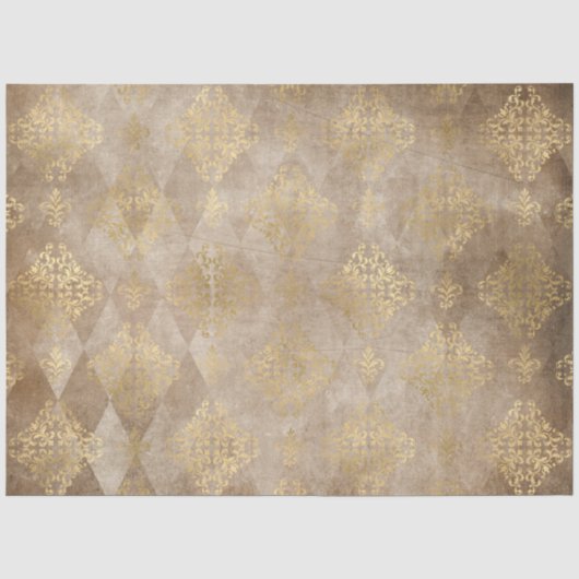 Damask Ephemera Design Serie #5 Tissuepapier (Voorkant)
