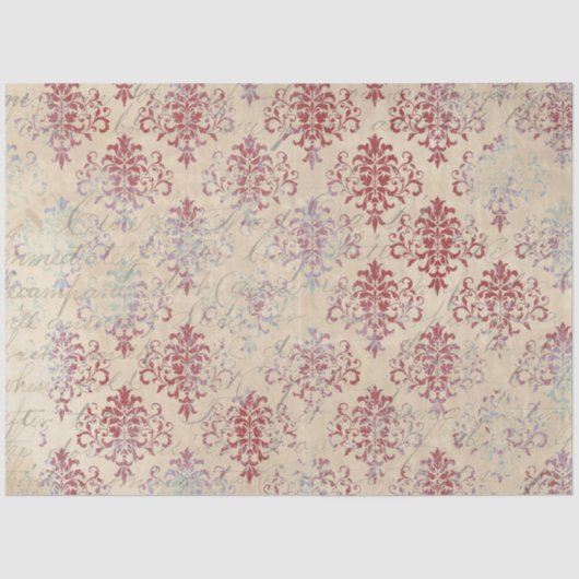 Damask Ephemera Design Series #3 Tissuepapier (Voorkant)