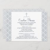 Damask First Communie Kaart (Voorkant / Achterkant)