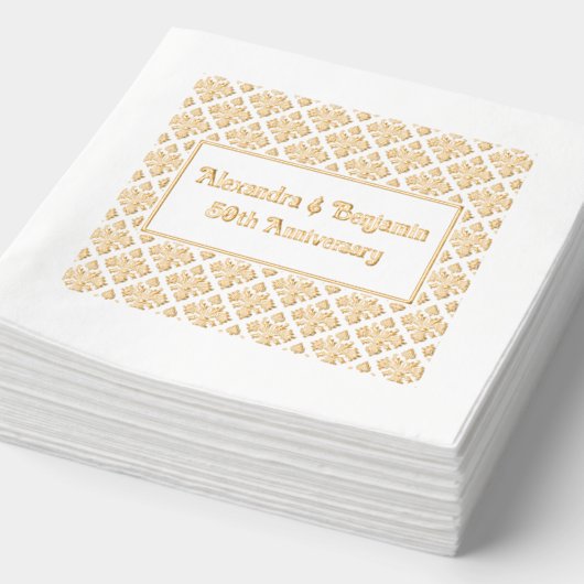 Damask Floral BG N'importe quelle occasion - 50e a (Détail)