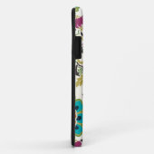 Damask Floral Pattern Plum Turquoise Case-Mate iPhone Case (Achterkant/rechts)