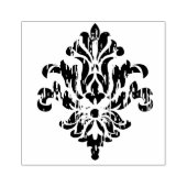  Damask Floral Rubber Art Stamp Rubberstempel (Afrduk)