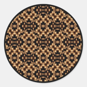 Damask French Lace Ronde Sticker