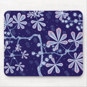 Damask Frost Flower Mousepad Muismat