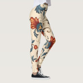Damask  Fun jaren 60 Groovy Pattern Leggings (Rechts)