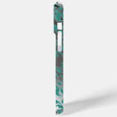 DAMASK GEM MONOGRAM blauw wit Case-Mate iPhone Case (Achterkant / Links)