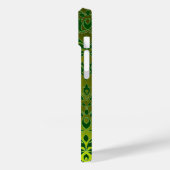 DAMASK GEM MONOGRAM geel groen Case-Mate iPhone Case (Achterkant / Links)