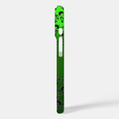 DAMASK GEM MONOGRAM Geel groen Case-Mate iPhone Case (Achterkant / Links)