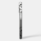 DAMASK GEM MONOGRAM Geel wit kristal Case-Mate iPhone Case (Achterkant / Links)