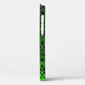DAMASK GEM MONOGRAM green Case-Mate iPhone Case (Achterkant / Links)