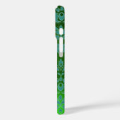 DAMASK GEM MONOGRAM green Case-Mate iPhone Case (Achterkant / Links)