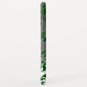 DAMASK GEM MONOGRAM green white Case-Mate iPhone Case (Achterkant/rechts)