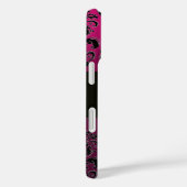 DAMASK GEM MONOGRAM Pink, Fuchsia Paars Amethyst Case-Mate iPhone Case (Achterkant / Rechts)