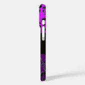 DAMASK GEM MONOGRAM Violet Paarse Amethyst Case-Mate iPhone Case (Achterkant / Links)