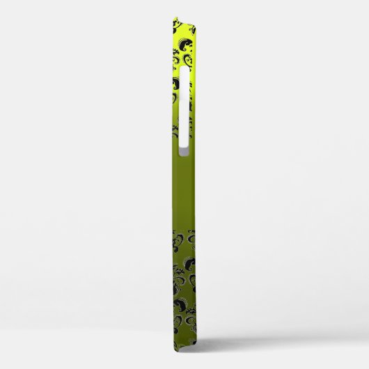 DAMASK GEM MONOGRAM Yellow Case-Mate iPhone Case (Achterkant / Links)