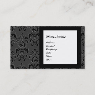 DAMASK GEM STONE MONOGRAM,3 VISITEKAARTJE