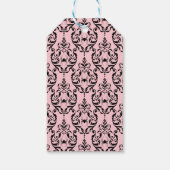 Damask Glam Spin | Trouwcadeau Bruiloft Cadeaulabel (Achterkant)