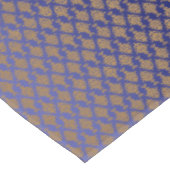 Damask Gold op Royal Blue Tafelkleed (Gekanteld)