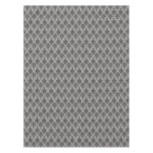 Damask Gothic Black op Grey Tafelkleed (Voorkant)