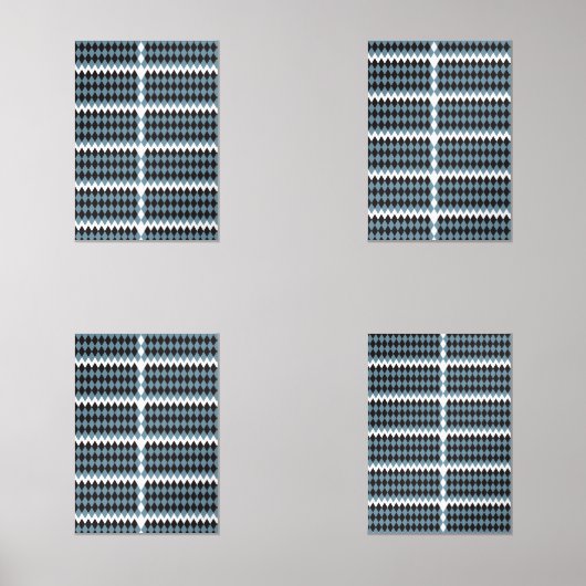 Damask Graphics Gras Illustratie Hoog, Muurkunst Sets (Voorkant)