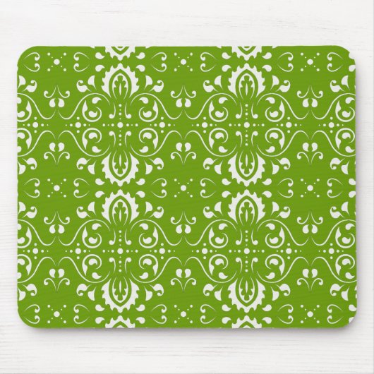 Damask - Green Muismat (Voorkant)