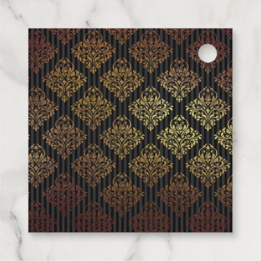  Damask Griffon Bedankjes Labels (Achterkant)