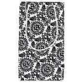 Damask Hare Pattern Klein Cadeauzakje (Voorkant)