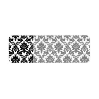 Damask home decor etiket