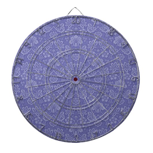 Damask in Blue Dartbord (Voorkant)