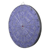 Damask in Blue Dartbord (Voorkant Rechts)