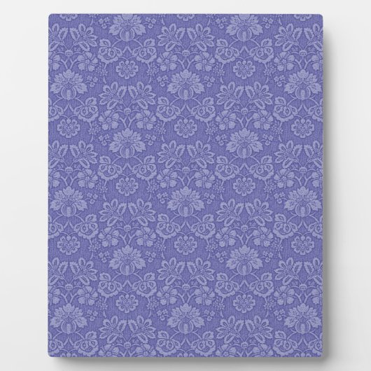Damask in Blue Fotoplaat (Voorkant)