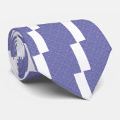 Damask in Blue Stropdas (Opgerold)